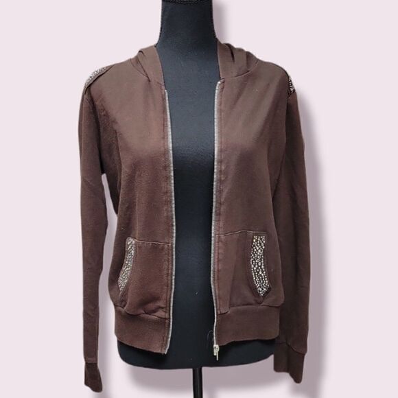 K. Jordan Brown Casual Jacket  Size Small - Picture 2 of 7